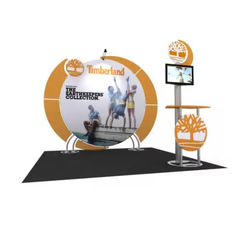 Fabric tube aluminum exhibition booth portable Fabric display